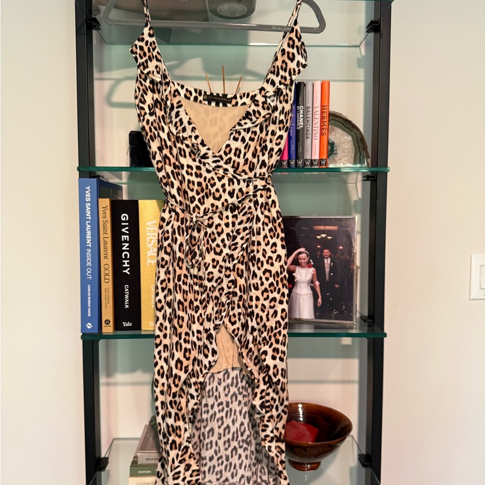 Leopard Print Sleeveless Dress